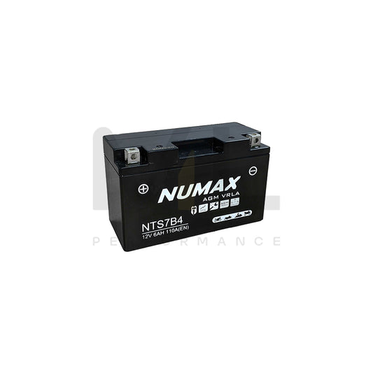YT7B-BS Numax Motorbike Battery YT7B-4 NTS7B4 | Car Batteries UK | ML Performance Car Parts
