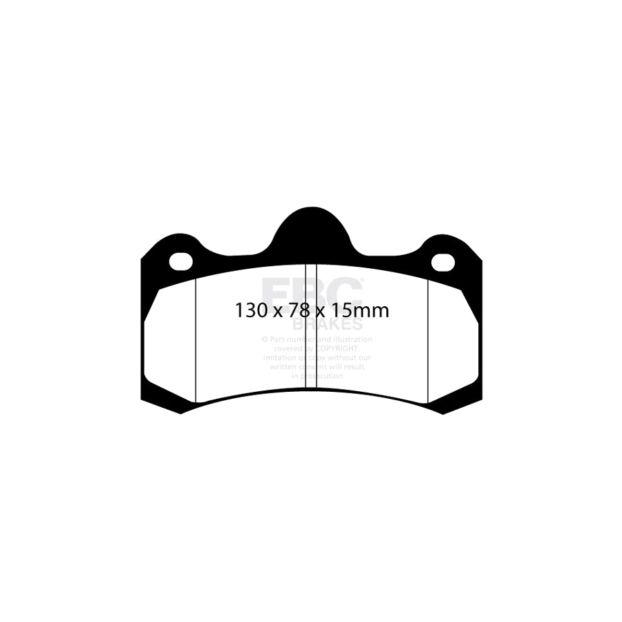 EBC DP5045NDX Holden Hsv Vauxhall Bluestuff NDX Rear Brake Pads  - AP Caliper 2 | ML Performance UK Car Parts