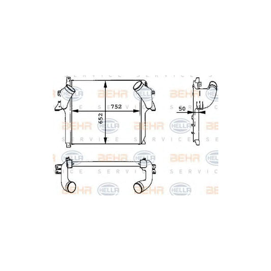 Hella 8ML 376 723-721 Intercooler