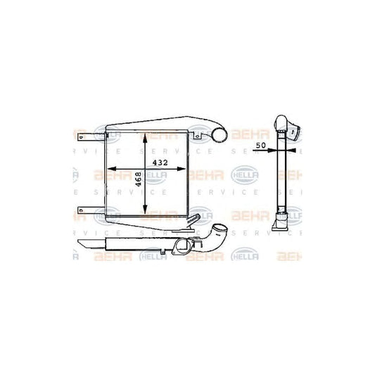 Hella 8ML 376 723-711 Intercooler