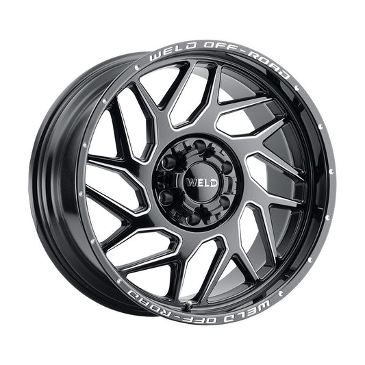 Weld W11700098475-P2 Fulcrum W117 Wheel 20x10 6x139.7 ET-18 BS4.75 Gloss Black MIL