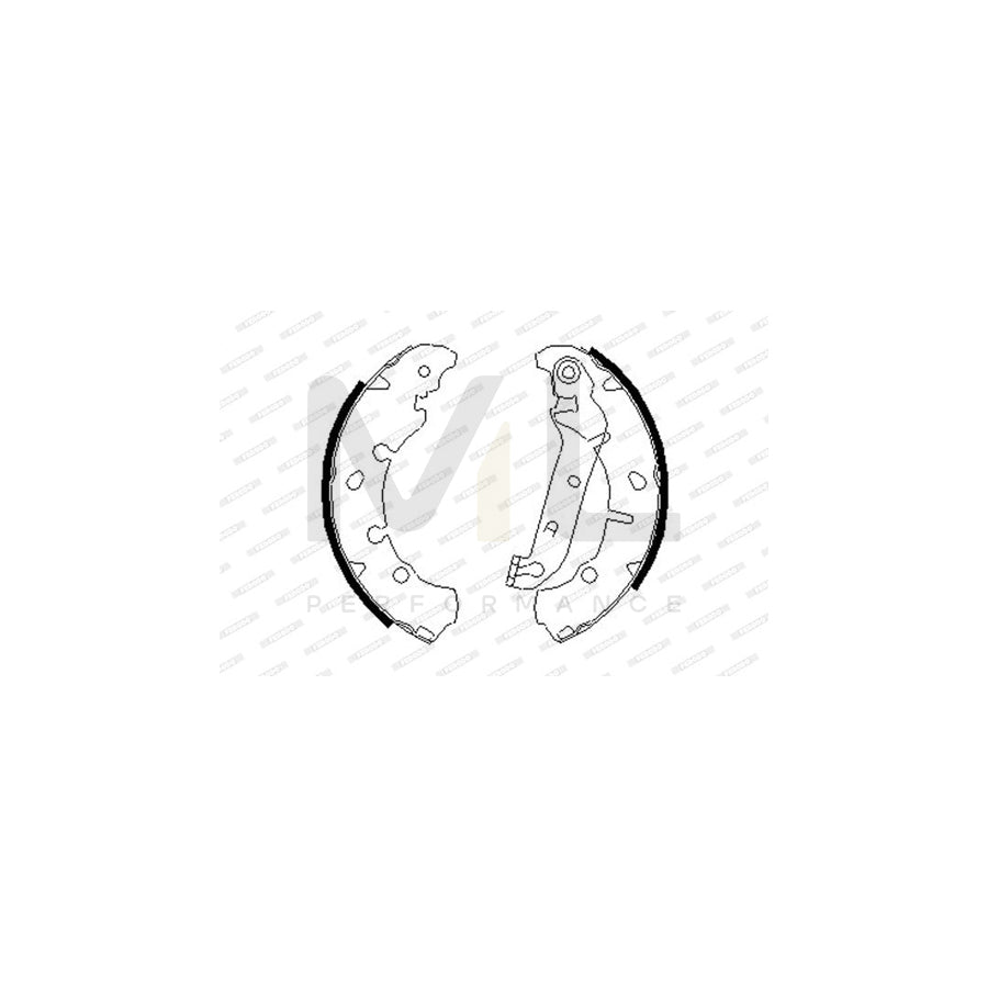 FERODO PREMIER FSB635 Brake Shoe Set | ML Performance Car Parts