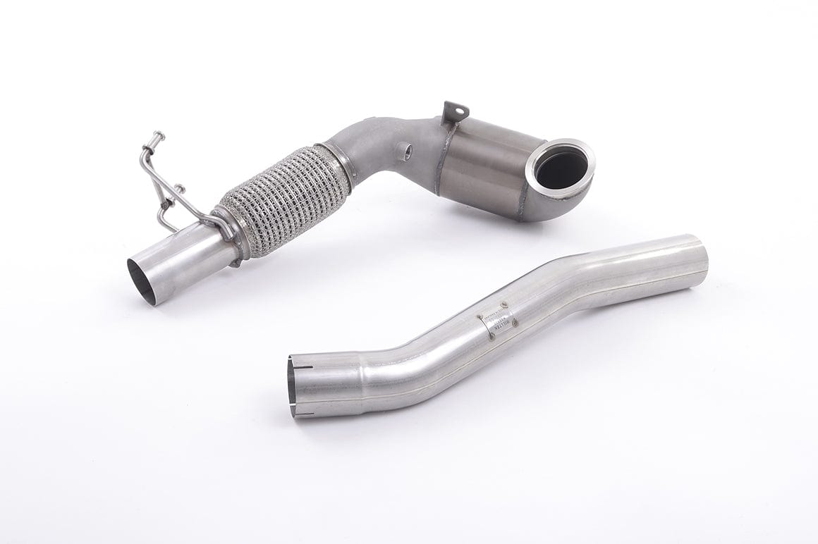 MillTek SSXSK24 Seat Skoda Cast Downpipe with Race Cat (Inc. Leon & Octavia)