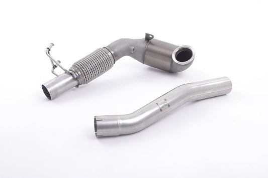 MillTek SSXSK24 Seat Skoda Cast Downpipe with Race Cat (Inc. Leon & Octavia)