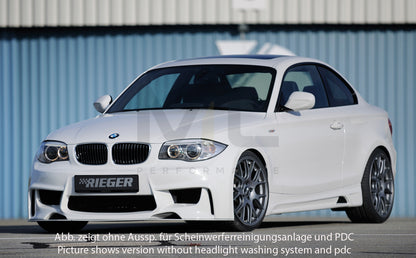 Rieger 00035041 BMW 1 Series E81 E82 E87 E88 Front Bumper 5 | ML Performance UK Car Parts