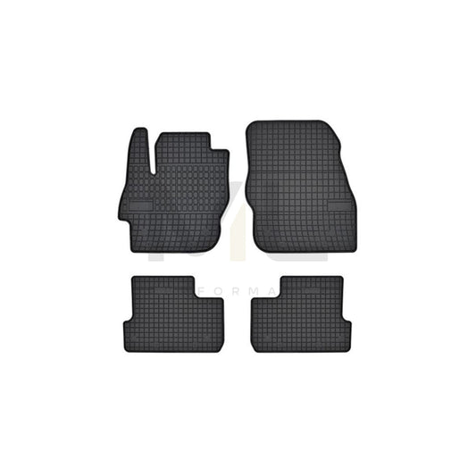 FROGUM Tailored 402539 Floor mat set for MAZDA 3 Elastomer, Front and Rear, Quantity: 4, Black | ML Performance Car Parts