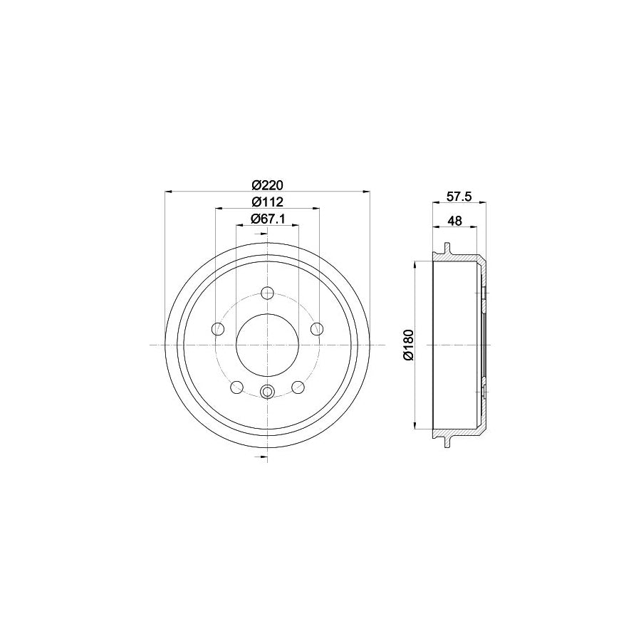 Hella 8ML 376 723-701 Intercooler