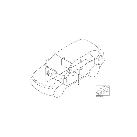 Genuine BMW 61112209395 E71 E72 Audio Wiring Harness, Duplicate (Inc. X6 40iX, X6 50iX & Hybrid X6) | ML Performance UK Car Parts