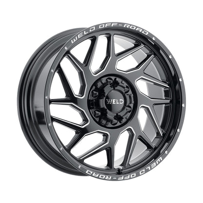 Weld W11709098500-P2 Fulcrum W117 Wheel 20x9 6x139.7 ET0 BS5 Gloss Black MIL