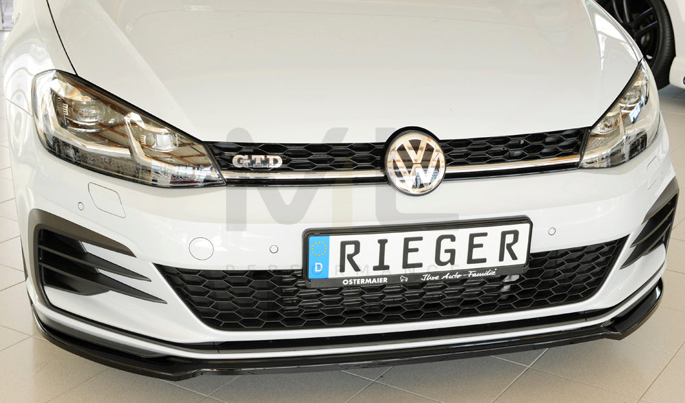 Rieger 00088148 VW Mk7 Golf Front Splitter (GTI, GTD & GTE) 5 | ML Performance UK Car Parts