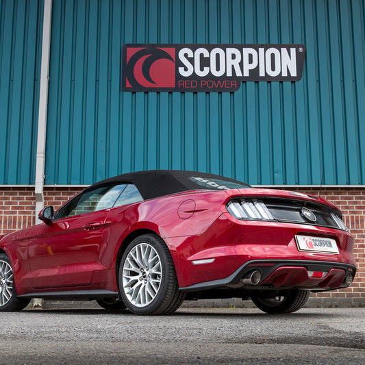 Scorpion SFD087 Ford Mustang 2.3T Resonated Cat-Back System  | ML Performance UK UK