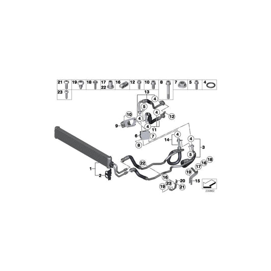 Genuine BMW 17117575244 F12 F13 F06 Bracket Oil Cooler Mounting (Inc. 640iX, 740LiX & 535iX) | ML Performance UK Car Parts