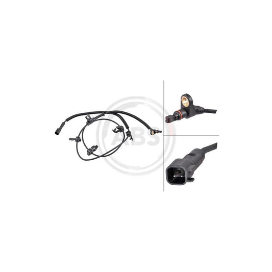 A.B.S. 31816 ABS Sensor for JEEP Cherokee III (KJ) | ML Performance UK Car Parts