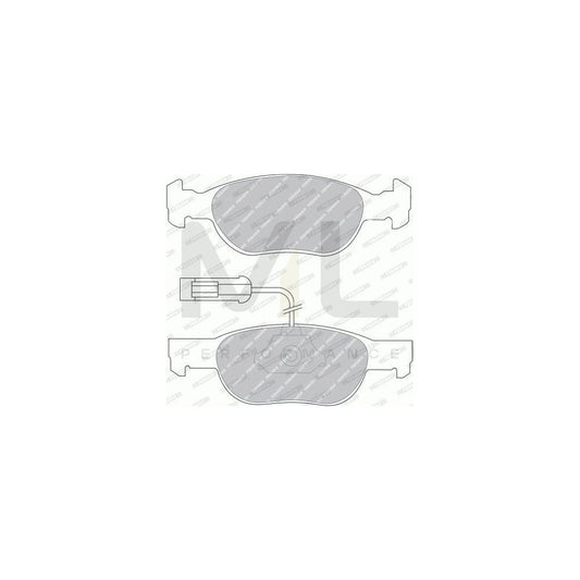 Ferodo Premier Fdb1682 Brake Pad Set With Acoustic Wear Warning | ML Performance Car Parts