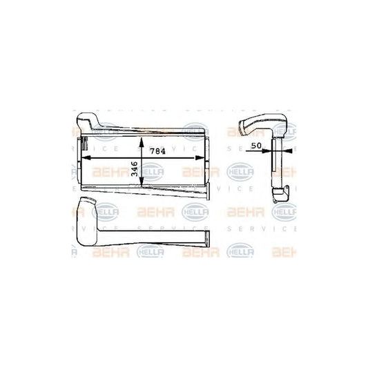 Hella 8ML 376 723-631 Intercooler