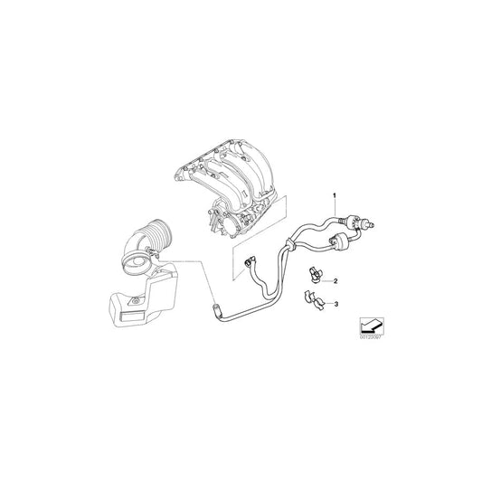 Genuine BMW 11617525471 E46 E71 E70 Hose Clamp (Inc. 316Ci, 316i & M550dX) | ML Performance UK Car Parts