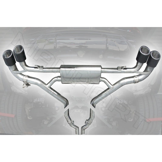 MANHART MH5F9511200 SLIP-ON SPORT EXHAUST FOR BMW F95 / F96 X5M / X6M (COMPETITION) WITH VALVE CONTROL