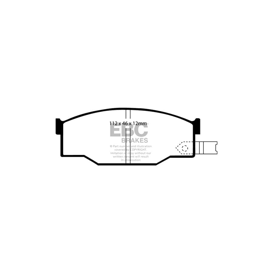 EBC PDKF972 Isuzu Piazza Ultimax Front Brake Pad & Plain Disc Kit 2 | ML Performance UK Car Parts
