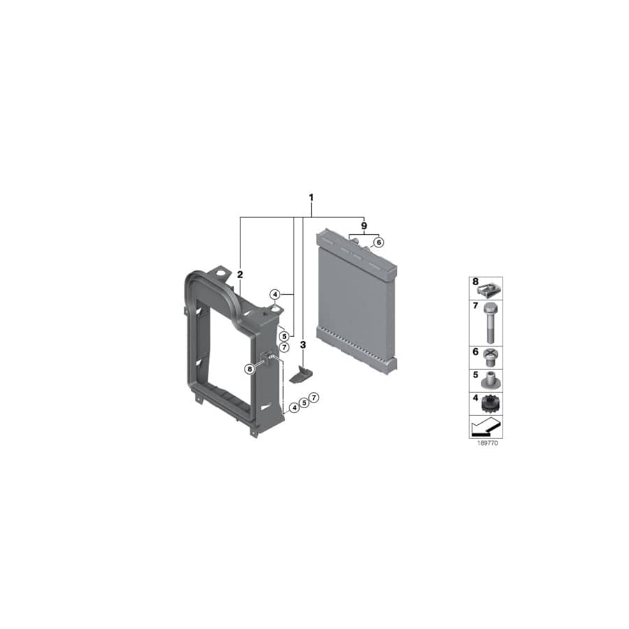 Genuine BMW 17117533477 F15 Radiator (Inc. X5) | ML Performance UK Car Parts