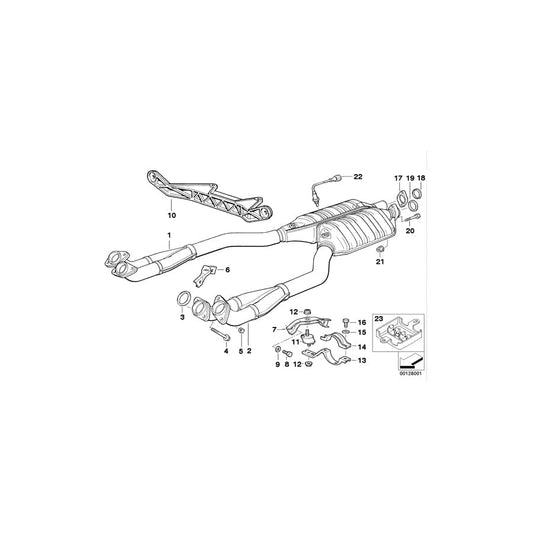Genuine BMW 11781741092 E31 Oxygen Sensor L=570MM (Inc.  & 840i) | ML Performance UK Car Parts