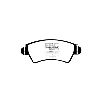 EBC PD13KF210 Citroen Peugeot Yellowstuff Front Brake Pad & GD Disc Kit - Bendix Caliper 2 | ML Performance UK Car Parts