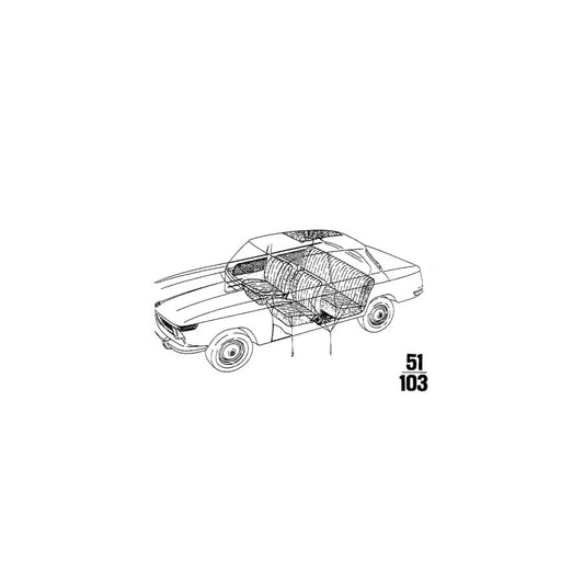 Genuine BMW 51921828197  Upholstery Cloth Sandbeige 3 (Inc. 2002, 1802 & 1602) | ML Performance UK Car Parts