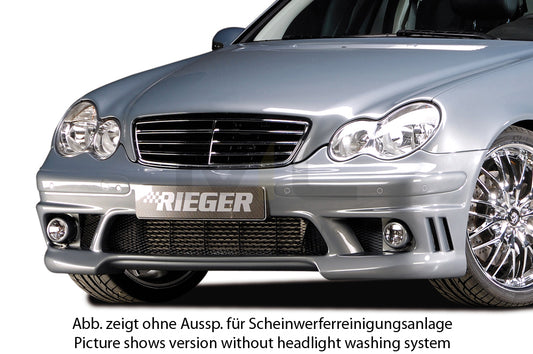 Rieger 00025204 Mercedes-Benz W203 C-Class Front Bumper 1 | ML Performance UK Car Parts