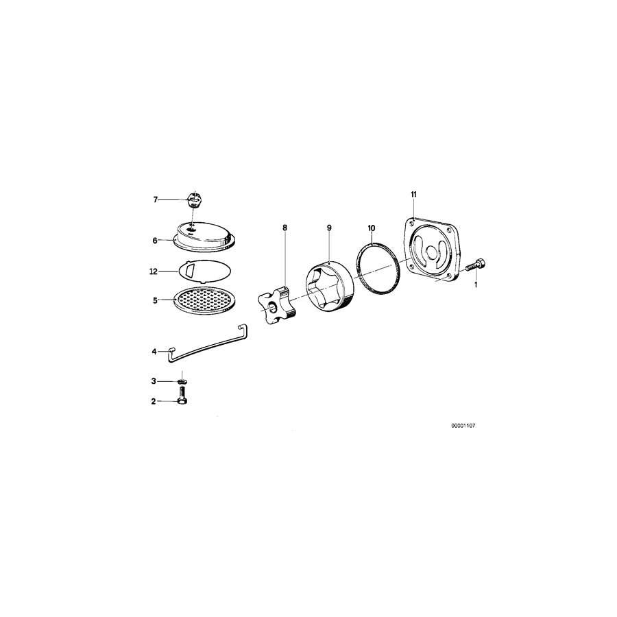 Genuine BMW 11411338632 Oil Pump Strainer (Inc. R 100 R, R 80 GS & R 100 GS) | ML Performance UK Car Parts
