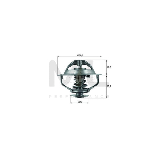 MAHLE ORIGINAL TX 107 90D Engine thermostat Opening Temperature: 90��C, with seal | ML Performance Car Parts
