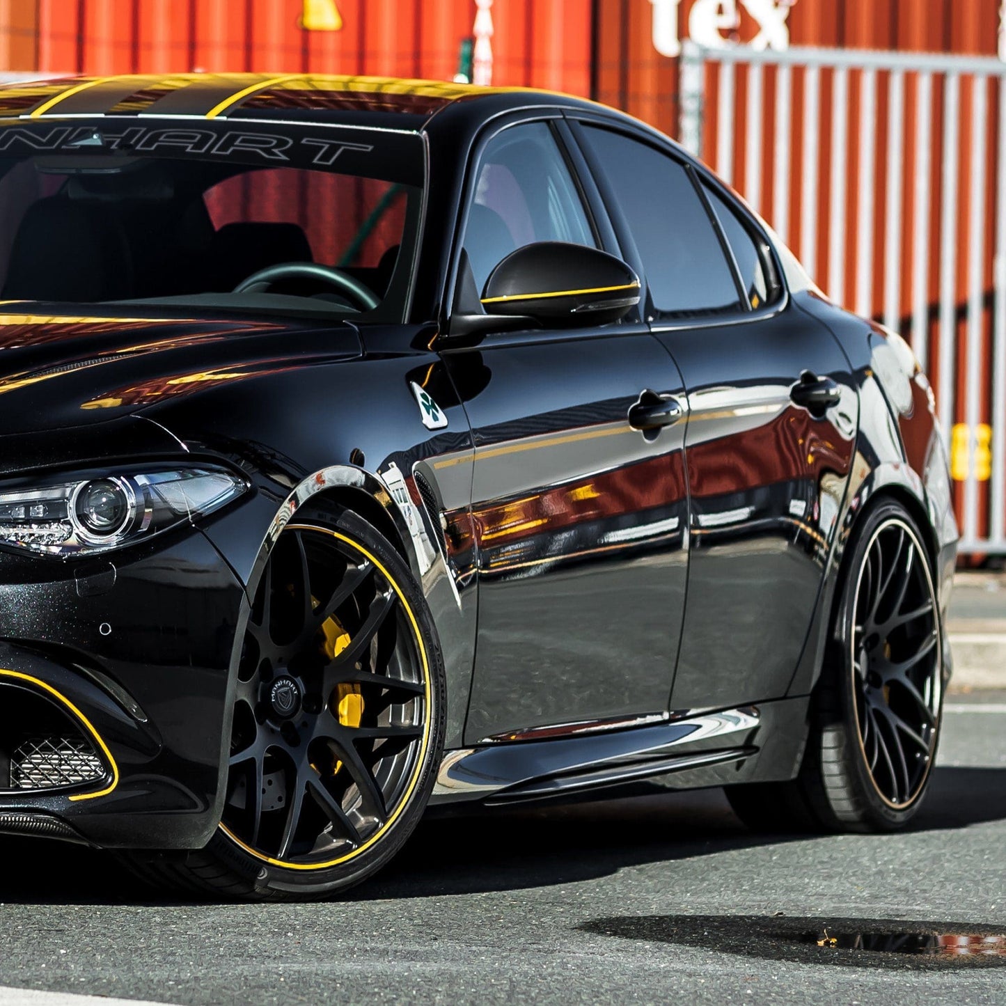 MANHART MHRALFAQV22105 FOR ALFA ROMEO GIULIA QUADRIFOGLIO  CLASSIC LINE RIMS  MATTE BLACK