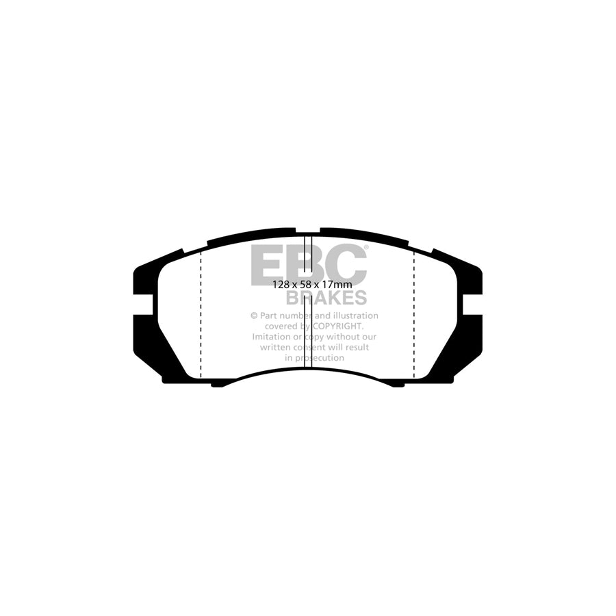 EBC DP9966 Subaru Orangestuff Front Brake Pads  (Inc. Impreza & Legacy) 2 | ML Performance UK Car Parts