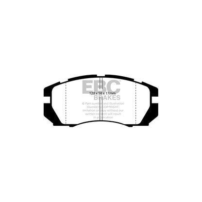 EBC DP9966 Subaru Orangestuff Front Brake Pads  (Inc. Impreza & Legacy) 2 | ML Performance UK Car Parts