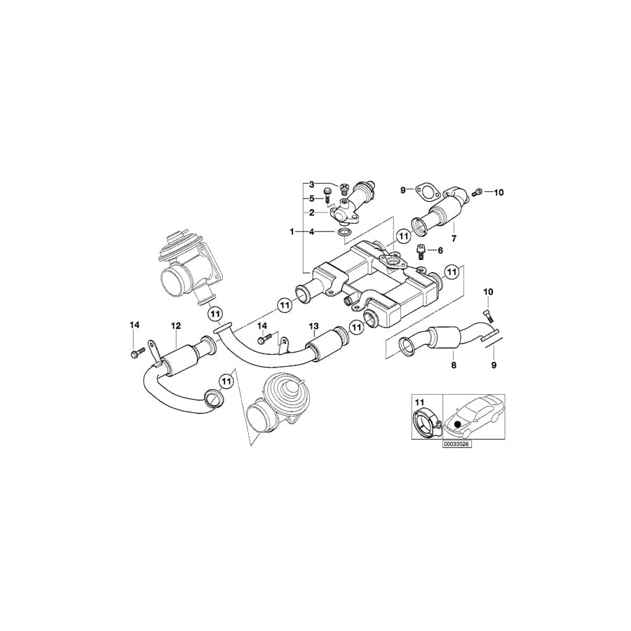 Genuine BMW 11712248579 E38 E65 Gasket Steel (Inc. 740d) | ML Performance UK Car Parts