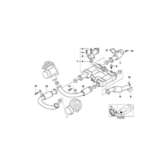 Genuine BMW 11712248579 E38 E65 Gasket Steel (Inc. 740d) | ML Performance UK Car Parts