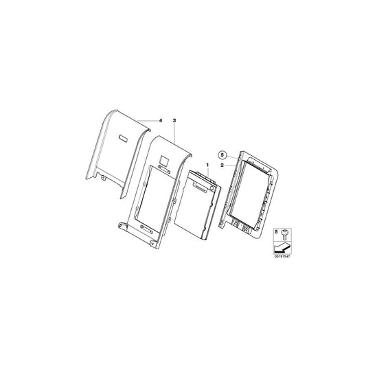 Genuine BMW 52209146972 E61 E60 Ski Bag NATURBRAUN (Inc. 528xi, 528i & 525i) | ML Performance UK Car Parts