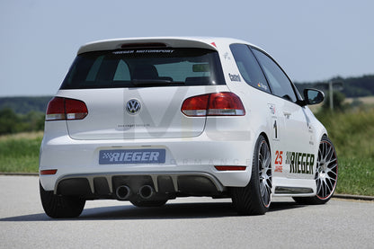 Rieger 00099658 VW Mk6 Golf Rear Diffuser (GTI & GTD) 2 | ML Performance UK Car Parts
