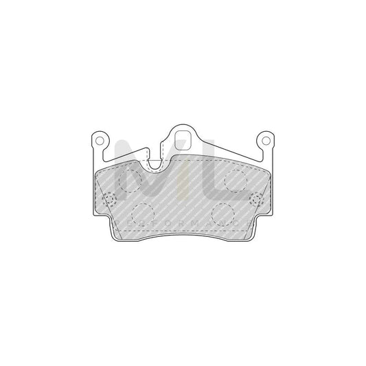 Ferodo Premier Eco Friction Fdb1113 Brake Pad Set Not Prepared For Wear Indicator, With Brake Caliper Screws, With Accessories | ML Performance Car Parts