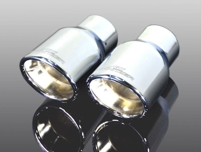 AC Schnitzer 90mm Sport Chrome Tailpipe Set For Mini Clubman Cooper S (F54)