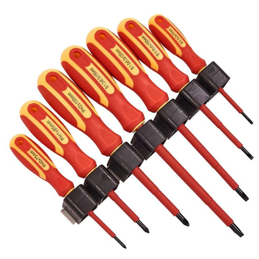 Amtech 7 Piece VDE™ electrical screwdriver set | ML Performance DIY & Power Tools
