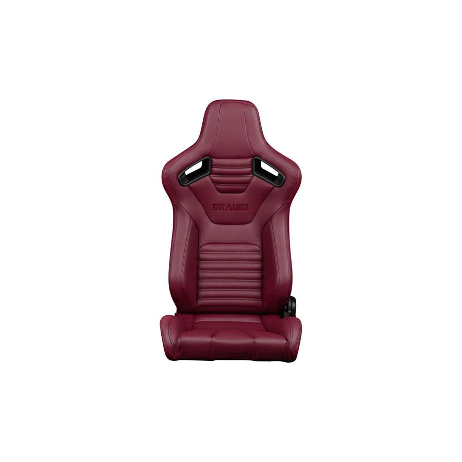 BRAUM Elite-X Series Racing Seats (Maroon Leatherette) – Pair