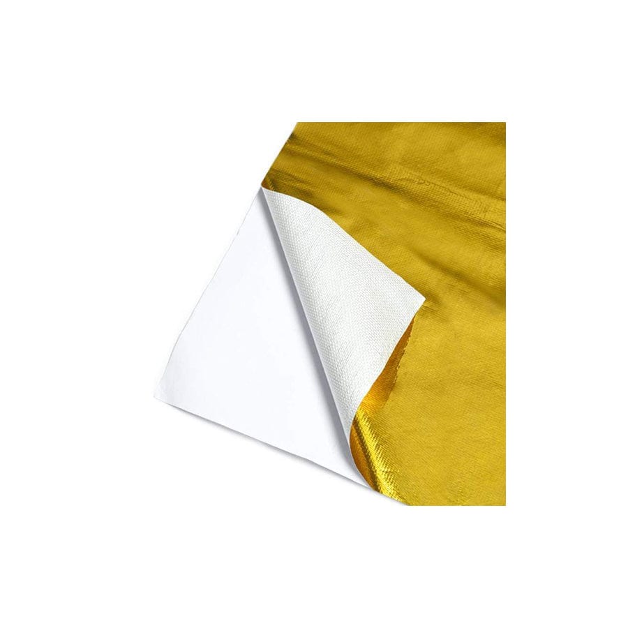 Mishimoto MMHP-GRB-2424 Gold Reflective Barrier w/ Adhesive Backing 24 inches x 24 inches