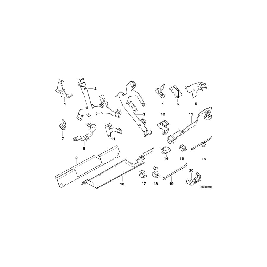 Genuine BMW 11617520505 E65 E67 Hex Bolt M6X14-Z1-8.8 (Inc. 760i & 760LiS) | ML Performance UK Car Parts