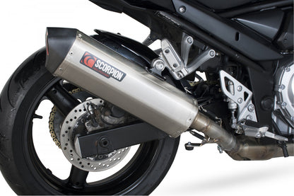 Scorpion RSI98SEO Suzuki GSF650 Bandit Serket Parallel Slip-On - Brushed Stainless Steel Sleeve | ML Performance UK UK