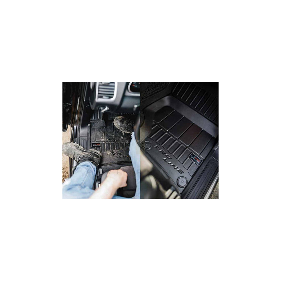 FROGUM Tailored 3D409156 Floor mat set for HYUNDAI ix35 (LM, EL, ELH) Elastomer, Front and Rear, Quantity: 4, Black | ML Performance Car Parts