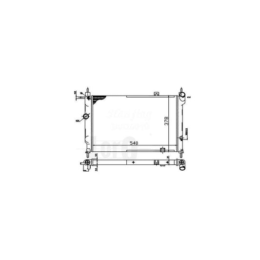 Abakus 0370170006 Engine Radiator For Opel Astra | ML Performance UK