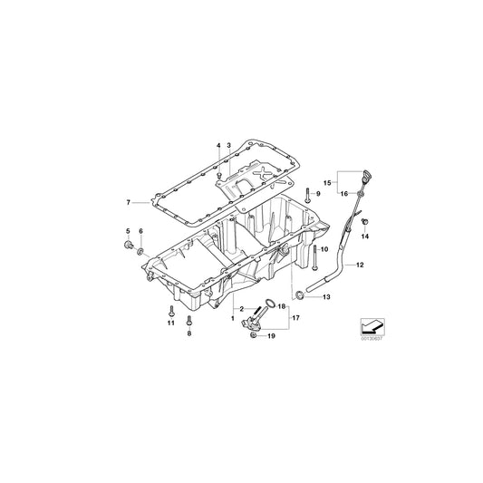 Genuine BMW 11437791132 E83 E83 Guide Tube (Inc. X3 3.0d & X3 3.0sd) | ML Performance UK Car Parts