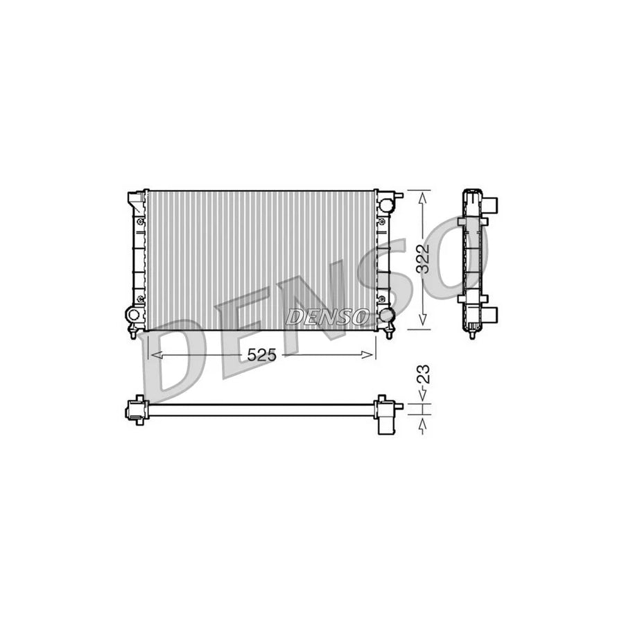Denso DRM32024 Drm32024 Engine Radiator | ML Performance UK