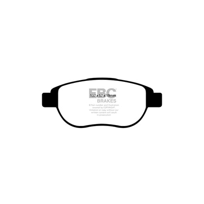 EBC PD40K515 Citroen Peugeot Ultimax Pad & Plain Disc Kit - Girling/TRW Caliper 2 | ML Performance UK Car Parts