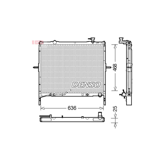 Denso DRM43002 Drm43002 Engine Radiator For Kia Sorento I (Jc) | ML Performance UK