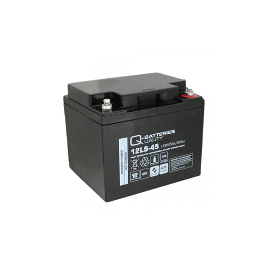 Q-Batteries 12LS45 12V 45Ah lead fleece battery / AGM VRLA with VdS | ML Performance UK Car Parts